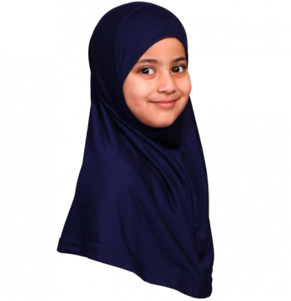 Hijab anak dengan gambar hewan laut